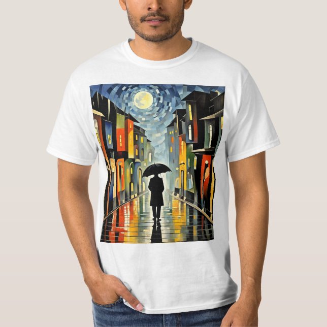 Camiseta Caminando bajo la lluvia 2 (Anverso)