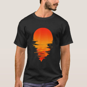 Camiseta Caminando Bello Verano Tropical Beach Sunset Fuu