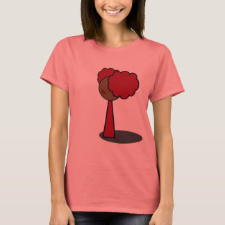 Camiseta Caminando Chica rojo (adulto)