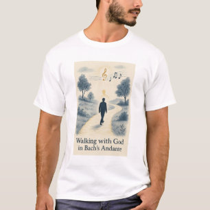 Camiseta Caminando con Dios Andante Bach