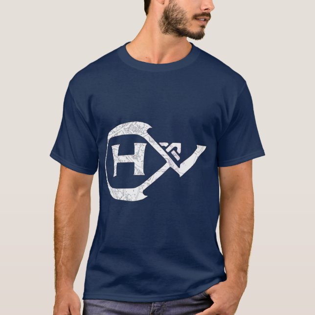 Camiseta Caminando con un Viking por Chach Industry Clothin (Anverso)