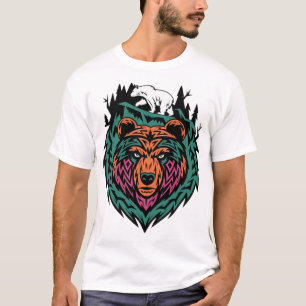 Camiseta Caminando El Oso Por El Bosque