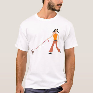 Camiseta Caminando el perro