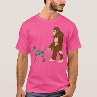 Camiseta Caminando en bicicleta por Catahoula Leopard Dog S