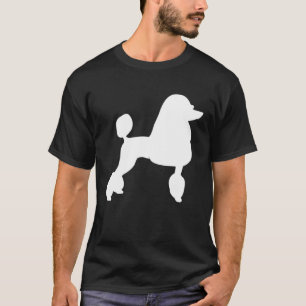 Camiseta Caminando en forma de caniche
