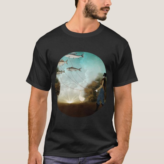 Camiseta Caminando en la tarde (Anverso)