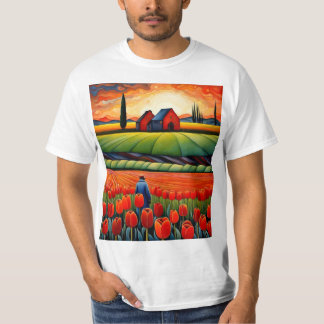 Camiseta Caminando entre los Tulipanes 1