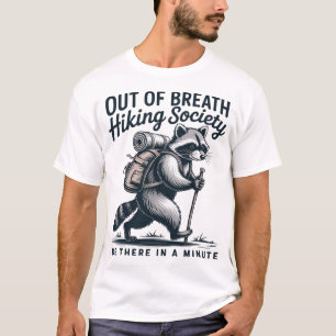 Camiseta Caminando fuera de la sociedad de senderismo Racco