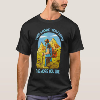 Camiseta Caminando Gráficos Al Aire Libre En Montañas O Nat