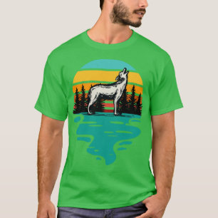 Camiseta Caminando hacia el exterior en el Camping Retro Wo