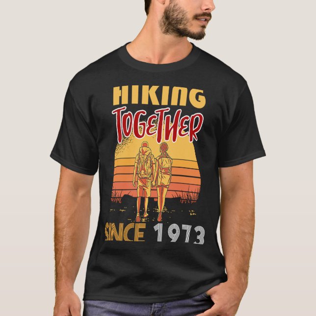 Camiseta Caminando juntos desde 1973 (Anverso)