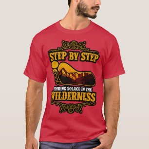 Camiseta Caminando Paso A Paso Encontrando Solaza En El Sil