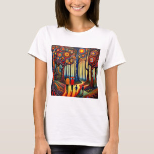Camiseta Caminando por el bosque 3