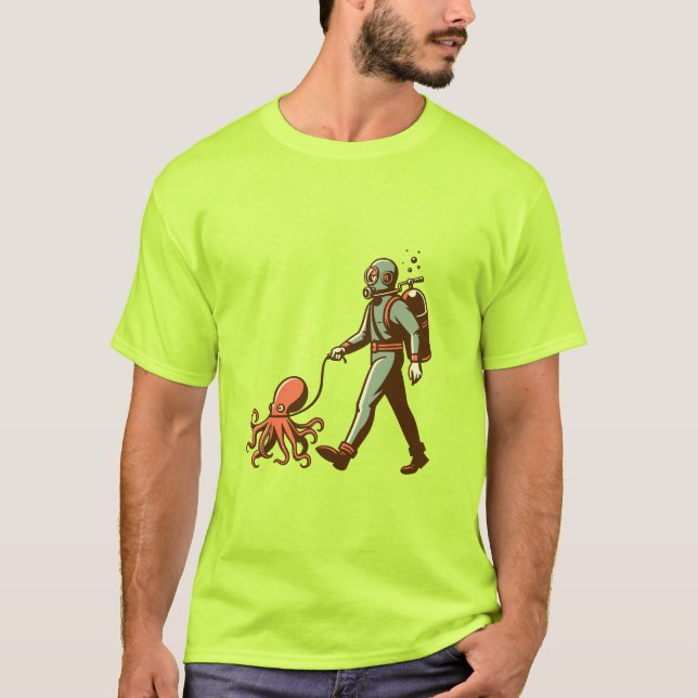 Camiseta Caminando por el pulpo (Anverso)