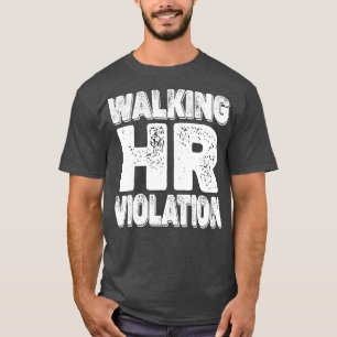 Camiseta Caminando por la ofensiva de violación de Hr