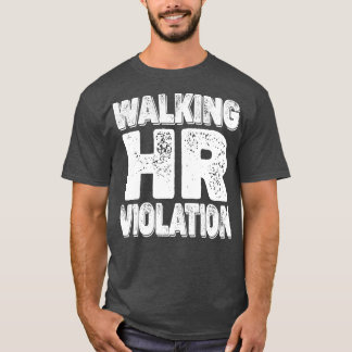 Camiseta Caminando por la ofensiva de violación de Hr