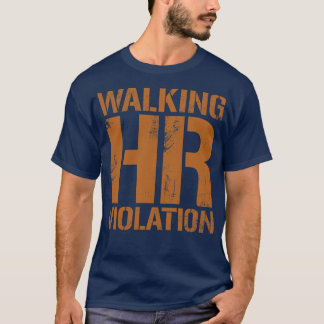 Camiseta Caminando por la violación de RRH Vintage Dark Gol