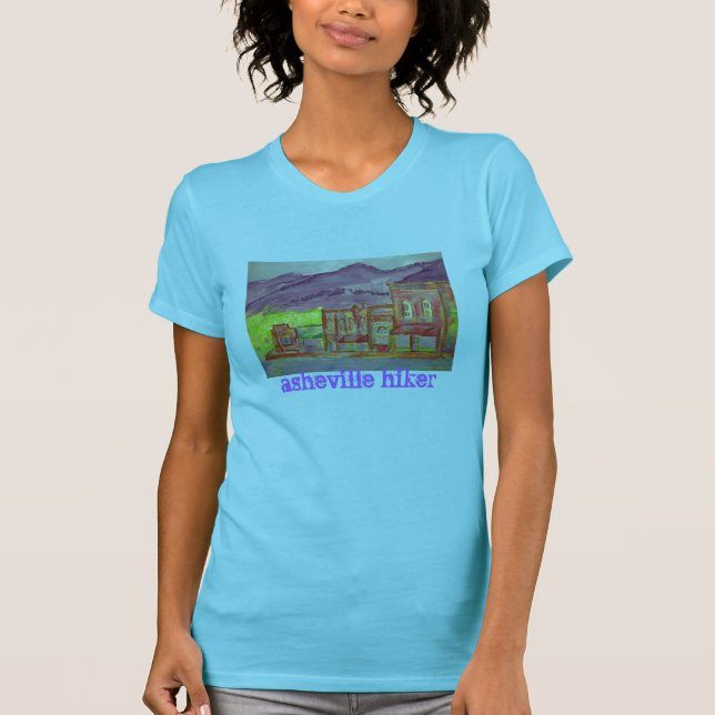 Camiseta caminante de Asheville (Anverso)