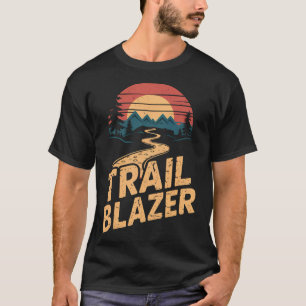 Camiseta Caminante de montaña vintage pionero del sendero d