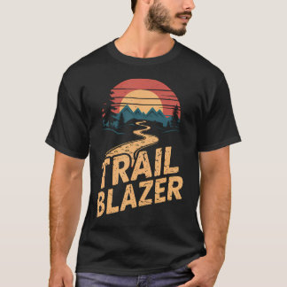 Camiseta Caminante de montaña vintage pionero del sendero d