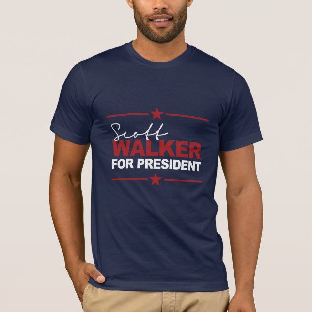 Camiseta Caminante de Scott para el presidente firma 2016 (Anverso)