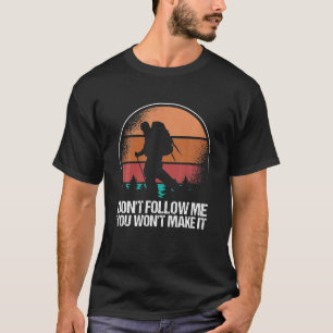 Camiseta Caminante Vintage Montañero Retro Montañismo