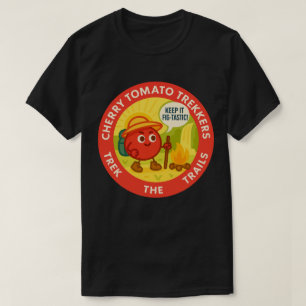 Camiseta Caminantes de Tomate Cherry recorren los senderos