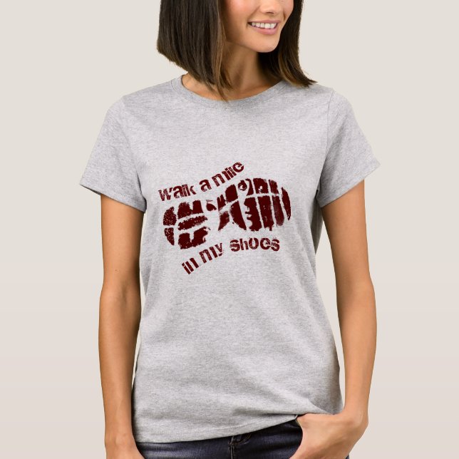 Camiseta caminar (Anverso)