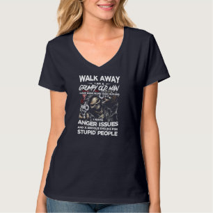 Camiseta Caminar Ausente Soy Un Viejo Gruñón Que Amo Más A