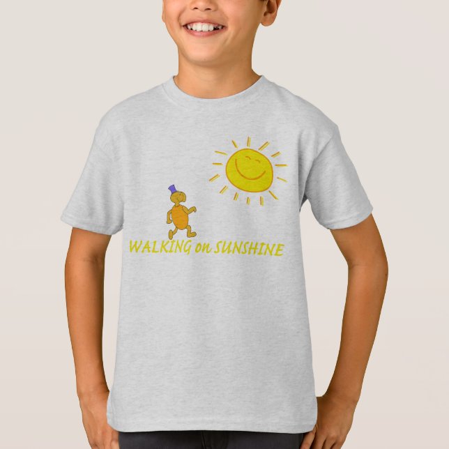 Camiseta Caminar bajo el sol (Anverso)