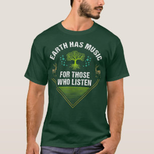 Camiseta Caminar con Nature Earth Music Senderismo Tema T