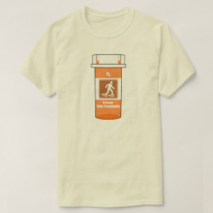 Camiseta Caminar con raquetas de nieve es mi droga