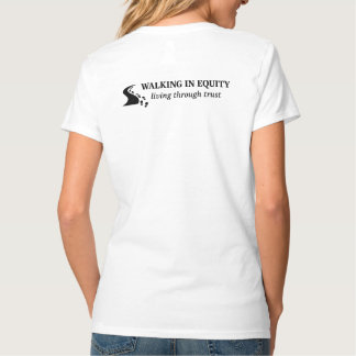 Camiseta Caminar en equidad, vivir a través de la confianza