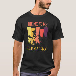 Camiseta Caminar es mi plan de retiro Recorrido jubilado 20