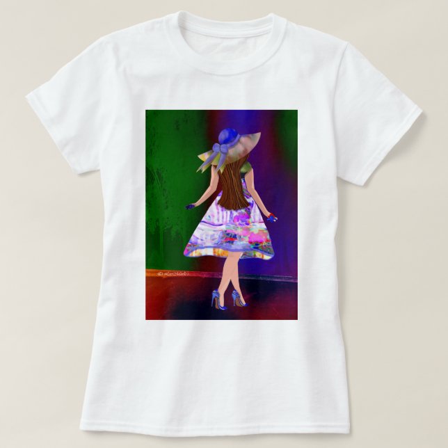 Camiseta Caminar hacia los diseños creativos de LeeMariie (Diseño del anverso)