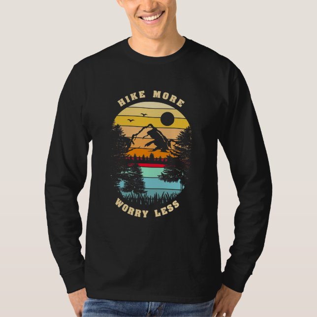Camiseta Caminar más preocupación menos (Anverso)
