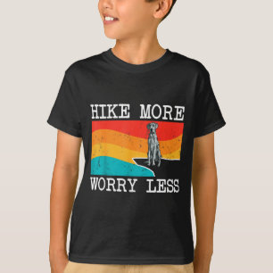 Camiseta Caminar más preocuparse menos azul merle dane gráf