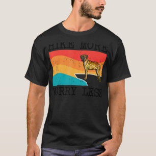 Camiseta Caminar Más Preocuparse Menos Cane Corso Gráfica S