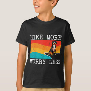 Camiseta Caminar más preocuparse menos entlebucher mountain