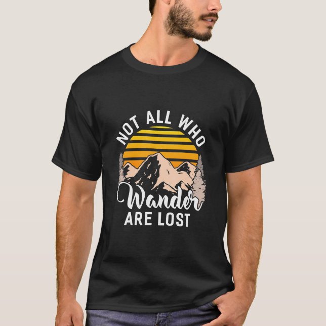 Camiseta Caminar No Todos Los Que Se Pierden (Anverso)