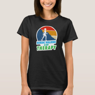 Camiseta Caminar Nórdico es mi terapia