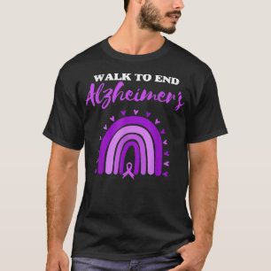 Camiseta Caminar Para Acabar Con La Enfermedad De Alzheimer