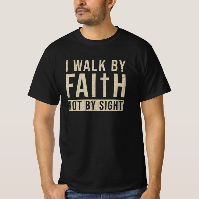 Camiseta Caminar Por La Fe No A La Vista (Anverso)