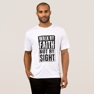 CAMISETA CAMINAR POR LA FE NO POR LA VISTA