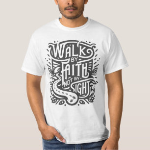 Camiseta Caminar por la fe no por la vista