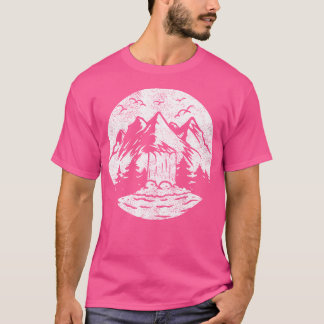 Camiseta Caminar por la naturaleza Cascada de los bosques W
