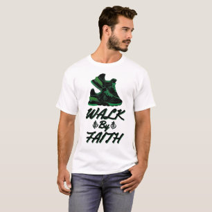Camiseta Caminar Por Una Biblia De Fe Cita Unisex