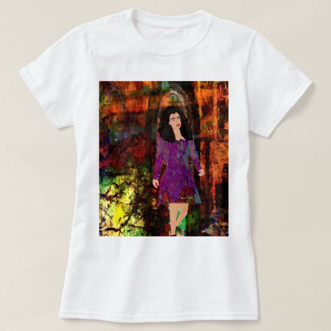 Camiseta Caminar sobre los diseños creativos de LeeMariie (Diseño del anverso)