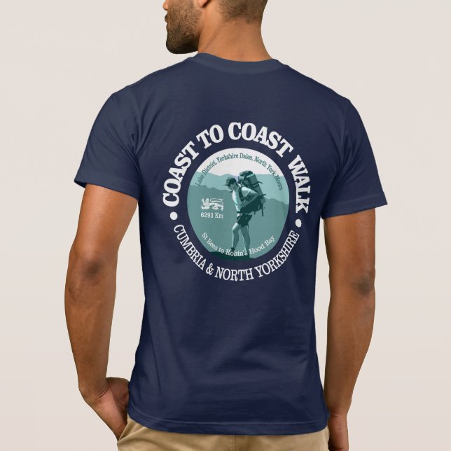 Camiseta Caminata Costa-Costa (T) (Reverso)