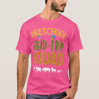 Camiseta Caminata de Campo de Zoológico de Preescolar Carre